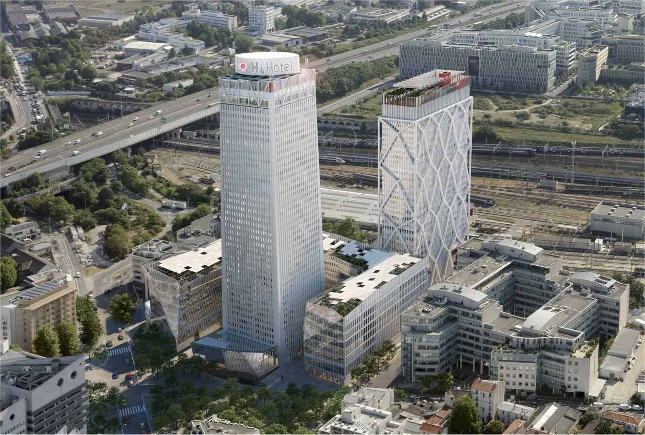 Coiffe de la tour Pleyel — exécution par ALBYR Structures